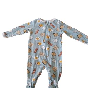 Kids Breakfast Print One Piece